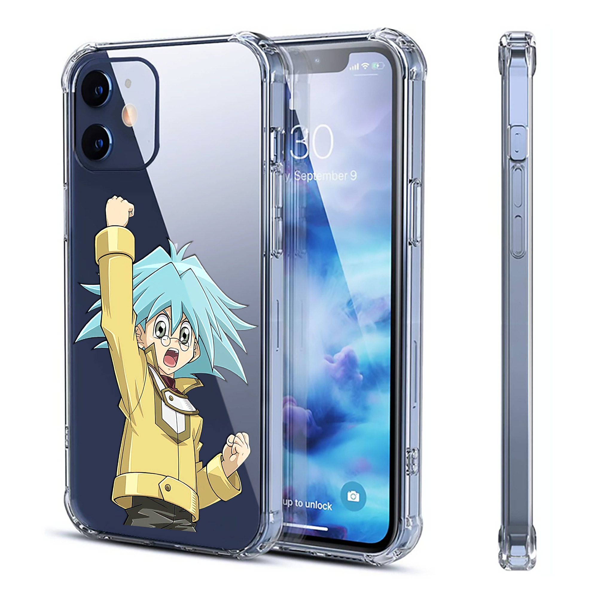 （画像用） 遊☆戯☆王 Yu-Gi-Oh! 【iPhone 12シリーズ対応】透明スマホケース（クリアソフトケース）